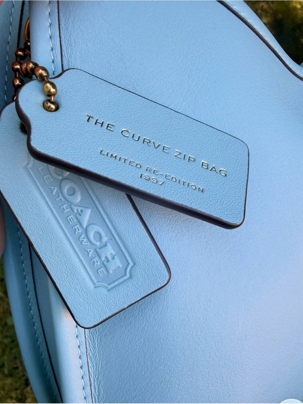 🩵Coach curve Zip Bag CA411🩵 - Picture 8 of 12